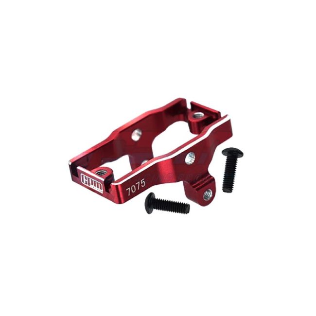 Servo-Halter 7075-T6 Aluminium rot