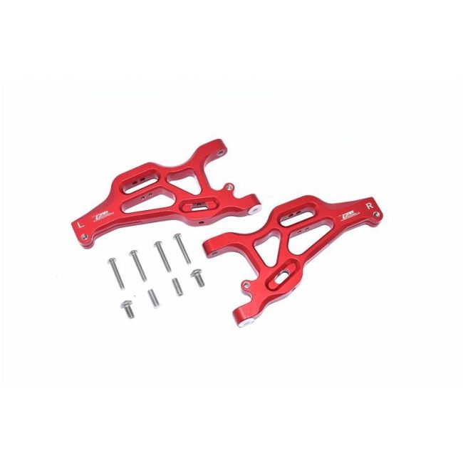 ALUMINUM FRONT LOWER ARMS -10PC SET red