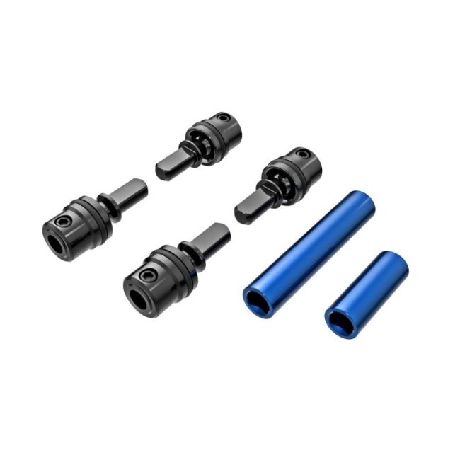 koop Cardan shafts 6061-T6 aluminum blue by Traxxas for only € 71,95 in TRX 9000 tot 9999, Zenders, batterijen en opladers, Motoren en Elektronica, Led Verlichting, Aandrijving at Bliek Modelbouw, Bliek Modelbouw. Beschikbaar