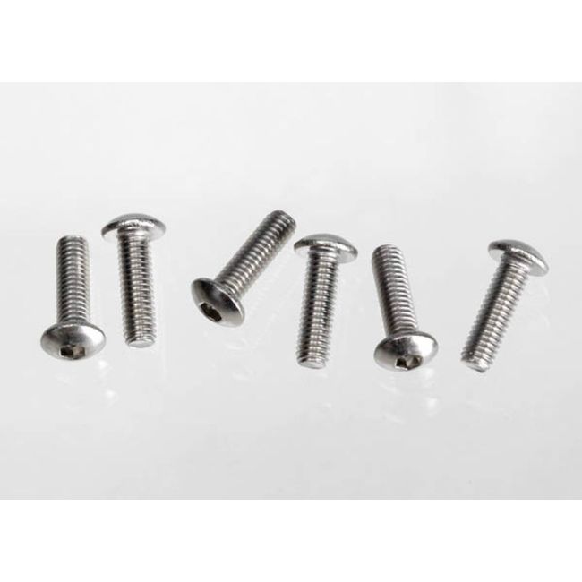 Rondkopschroef RVS 3x10mm met binnenzeskant (6)