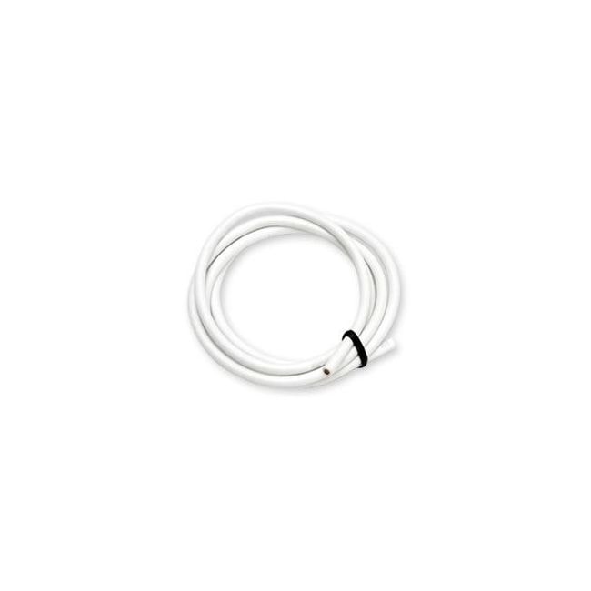 WHITE 14G silicone cable 1M