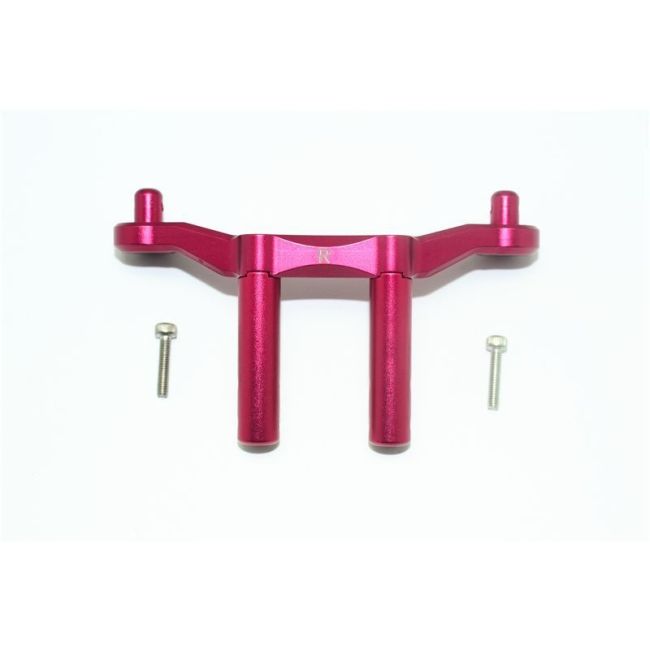 ALUMINUM REAR BODY MOUNT & POST -3PC SET red