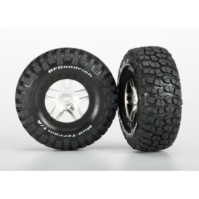 BFGoodrich S1-banden a. 2.2/3.0 velgen mat chroom/zwart. (2)