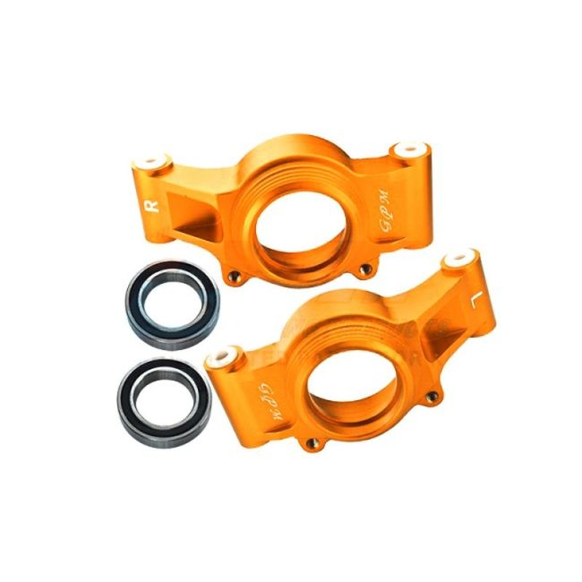 Aluminium Radträger Set hinten oversized orange