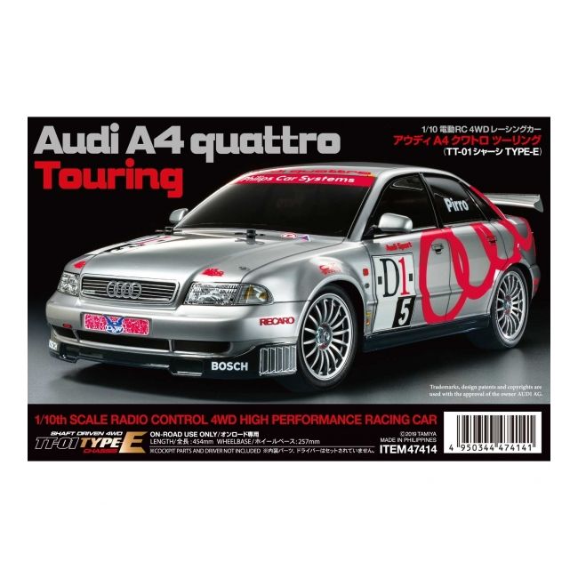 Tamiya 1:10 RC Audi A4 Quattro Touring TT-01E