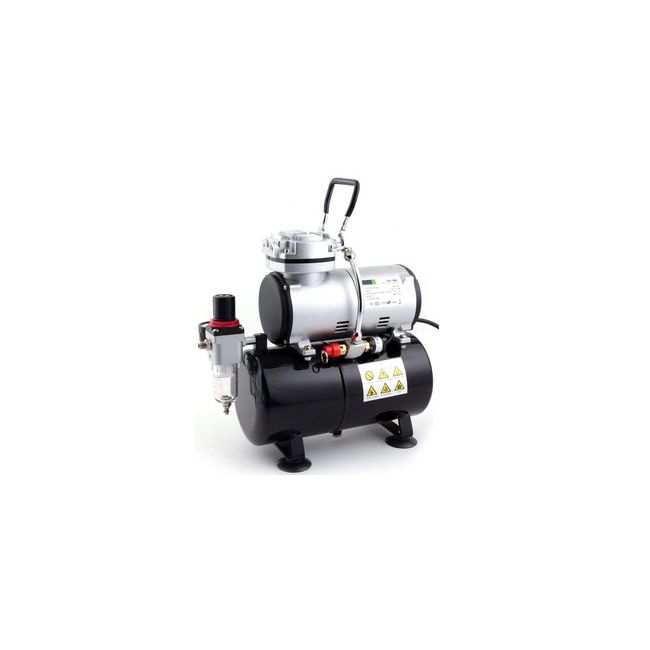 AIRBRUSH MINI COMPRESSOR MET LUCHTTANK FENGDA AS-186(FD-186)