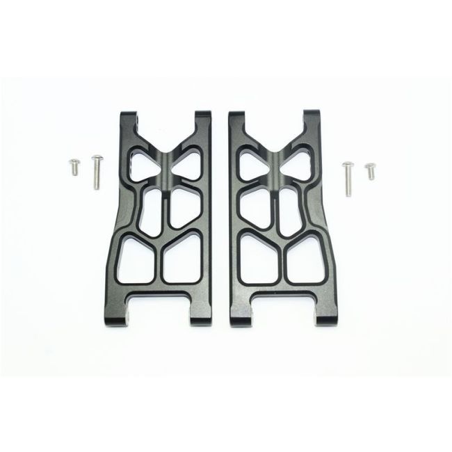 ALUMINUM REAR LOWER ARMS -6PC SET black