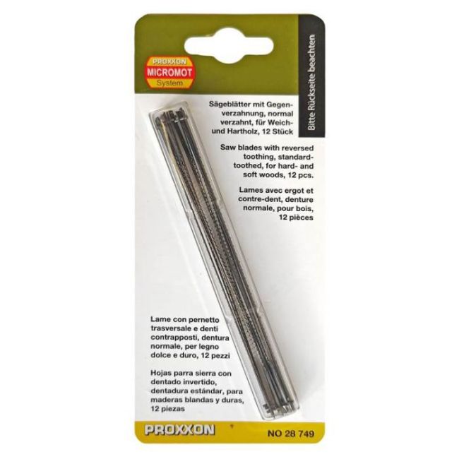 koop Zaagblad met Stift voor Hout, Normaal Getand, 14 tanden/25mm by Proxxon for only € 5,99 in Gereedschap at Bliek Modelbouw, Bliek Modelbouw. Beschikbaar