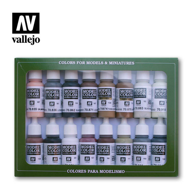 Vallejo Model Color: Set Equestrian Colors (16 Farben)