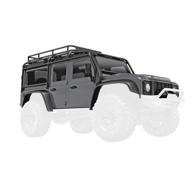 Carrosserie TRX-4M Defender zilver compleet