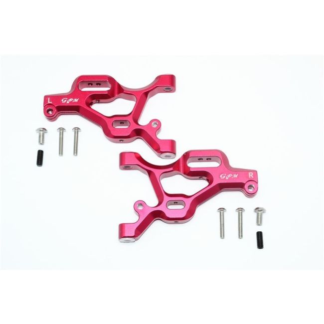 ALUMINUM FRONT LOWER ARMS -10PC SET red