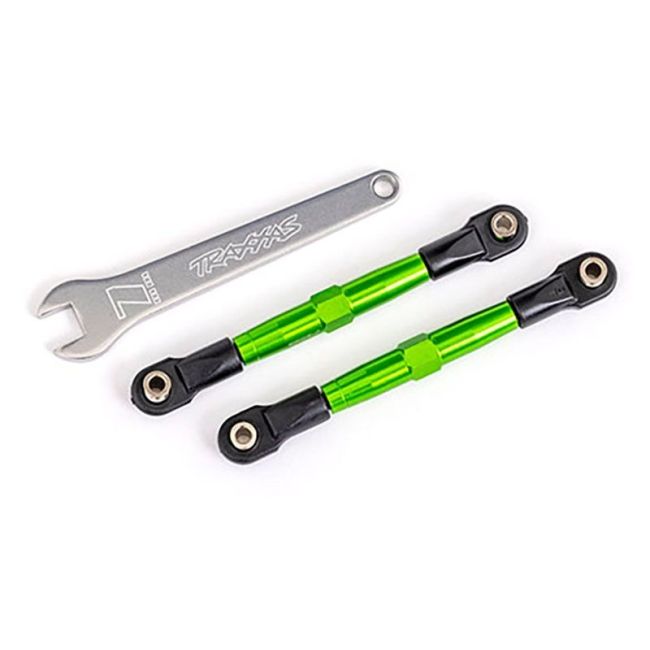 koop Toespoorstang 7075-T6 aluminium groen 75mm voor l/r by Traxxas for only € 36,95 in TRX 2000 tot 2699, Ophanging, Ophanging / koppelingen, Turnbuckles & Threaded Rods at Bliek Modelbouw, Bliek Modelbouw. Beschikbaar