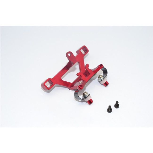 ALLOY FRONT BODY POST MOUNT WITH SCREW  - 1PC SET red