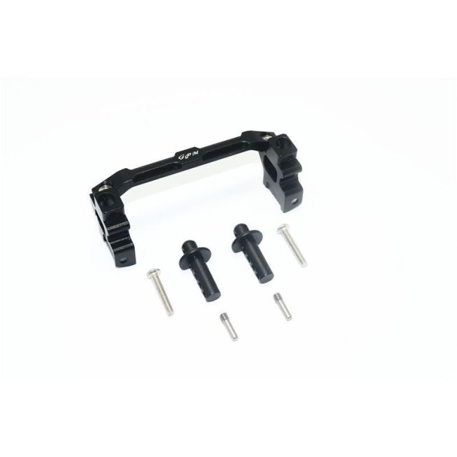 ALUMINUM FRONT ADJUSTABLE BODY MOUNT & POST -7PC SET black