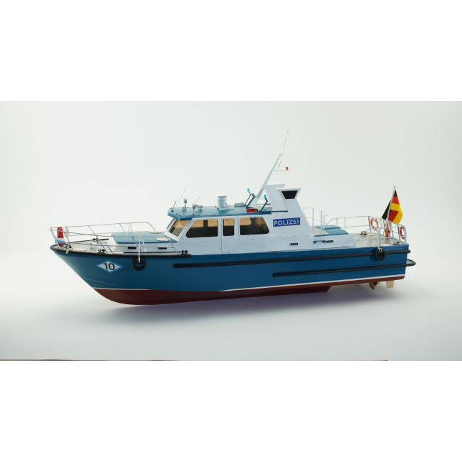 koop 1:20 WSP 10 German policeboat by Billing Boats for only € 227,00 in Houten modelbouw, Boten at Bliek Modelbouw, Bliek Modelbouw. Beschikbaar