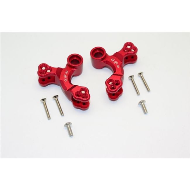 ALUMINUM FRONT OR REAR ADJUSTABLE DAMPER MOUNT-1PC red