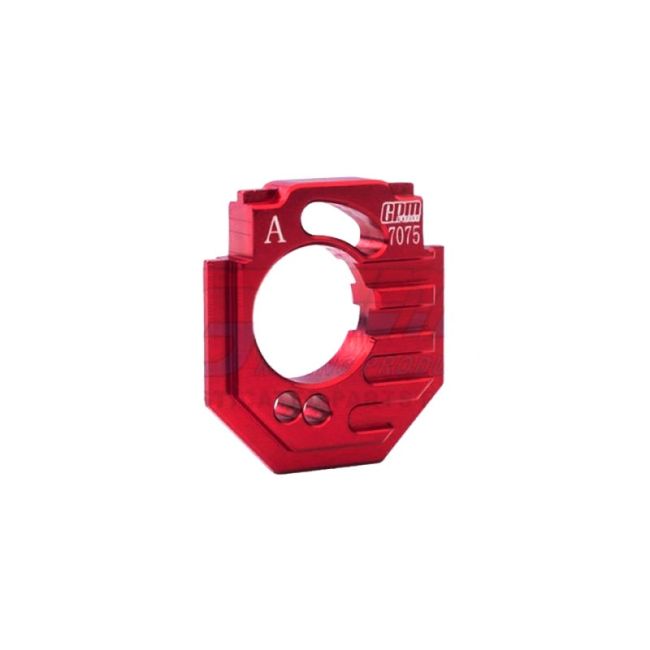 Einstellbare Motorhalterung 7075-T6 Aluminium hinten rot