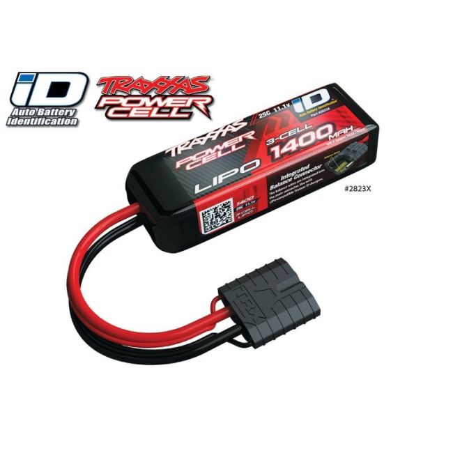 LiPo-vermogenscel 1400mAh 11,1V 3s 25C