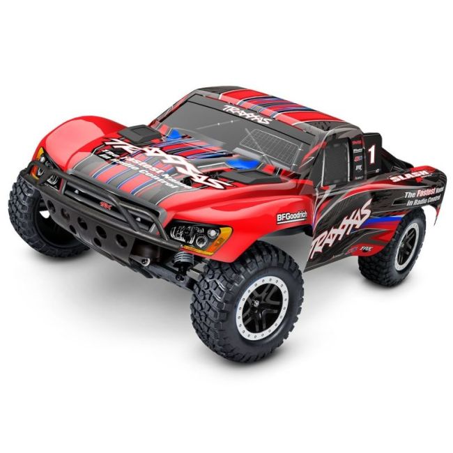 SLVR TRAXXAS Slash 1/10 2WD Short Course Truck rood RTR