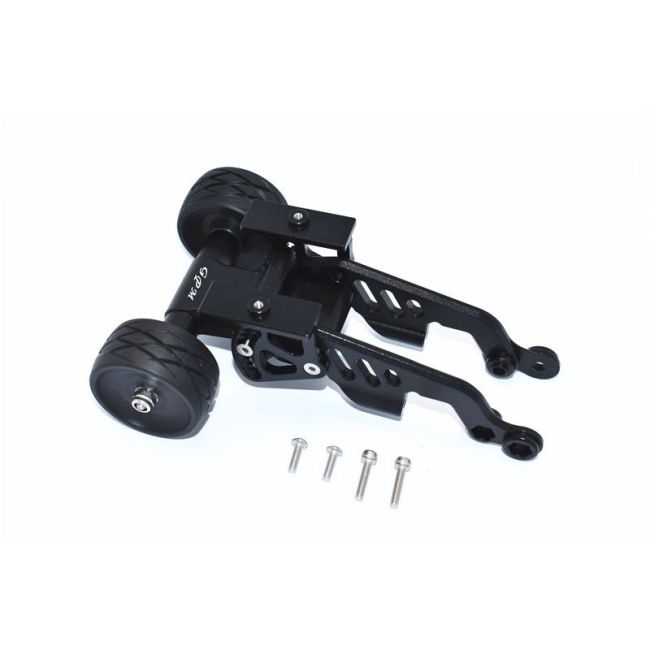 ALUMINUM REAR ADJUSTABLE WHEELIE -5PC SET black