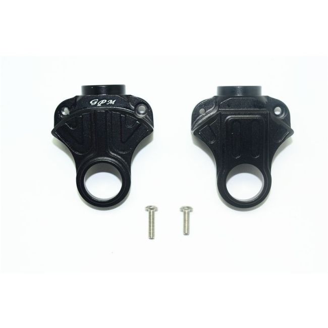 ALUMINUM FRONT/REAR DIFFERENTIAL YOKE -4PC SET black