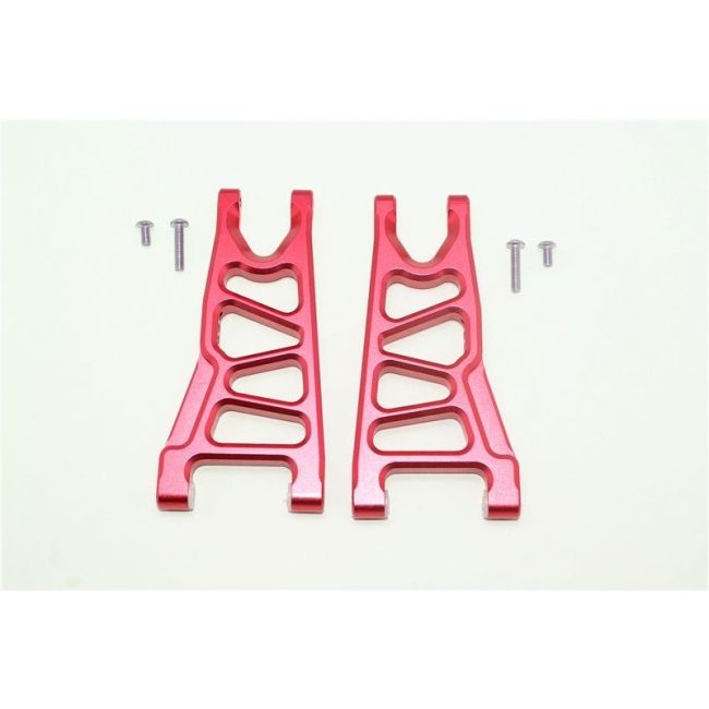 ALUMINUM FRONT LOWER ARMS -6PC SET red