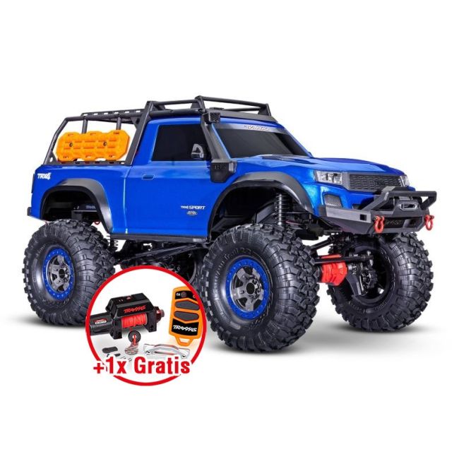 SLVR TRAXXAS TRX-4 Sport High Trail m-blau 1/10 Scale-Crawle