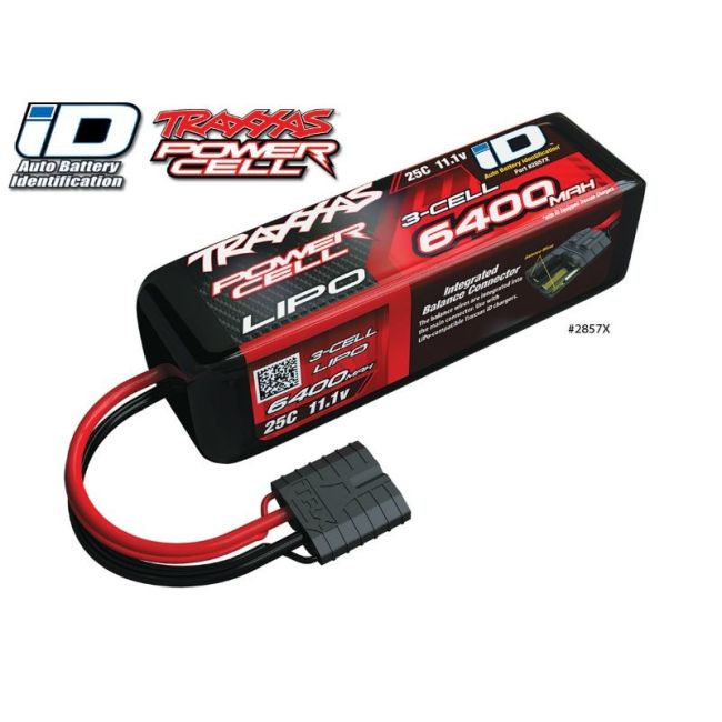 LiPo-krachtcel 6400mAh 11,1V 3s 25C