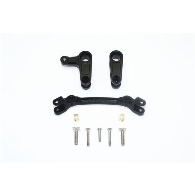 ALUMINUM STEERING ASSEMBLY -10PC SET black