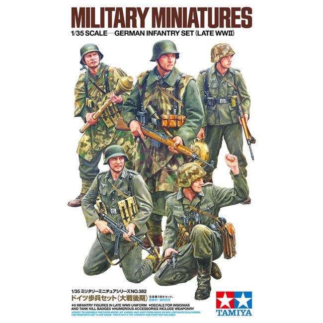 Tamiya 1:35 Fig-Set Dt. Infanterie 1943-45 (5)