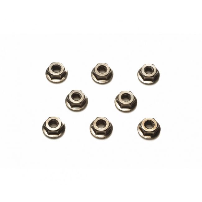 koop 4mm Serrated Whl Nut Bla (8) by TAMIYA for only € 4,12 in TAMIYA at Bliek Modelbouw, Bliek Modelbouw. Beschikbaar