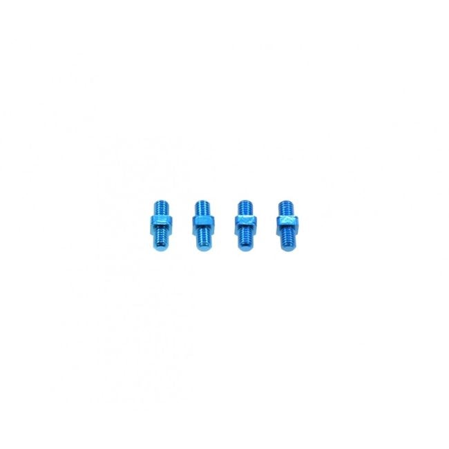 3x10mm Alum. Turnbuckle Shaft (4) Blue