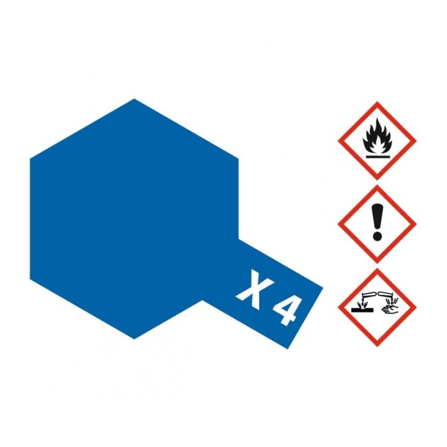 X-4 Blau glänzend 23 ml