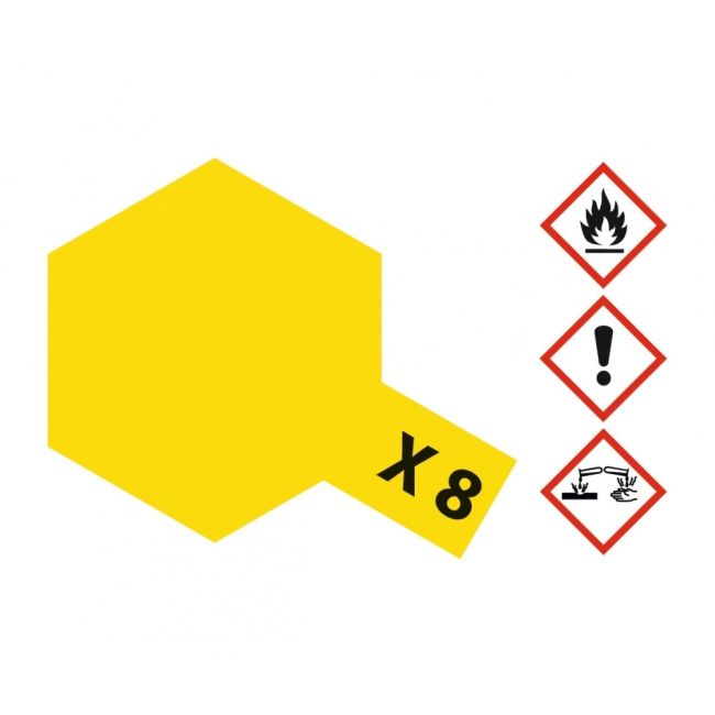 X-8 Zitronen-Gelb glänzend 23