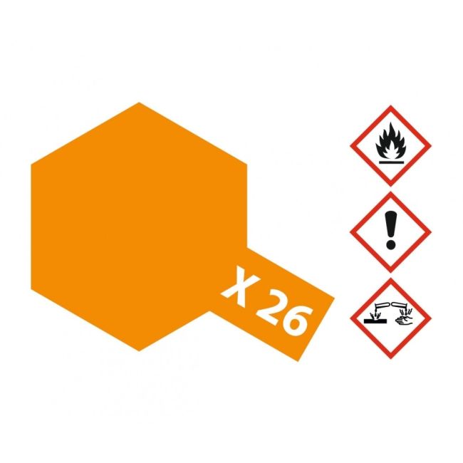 X-26 Klar-Orange glänzend 23m