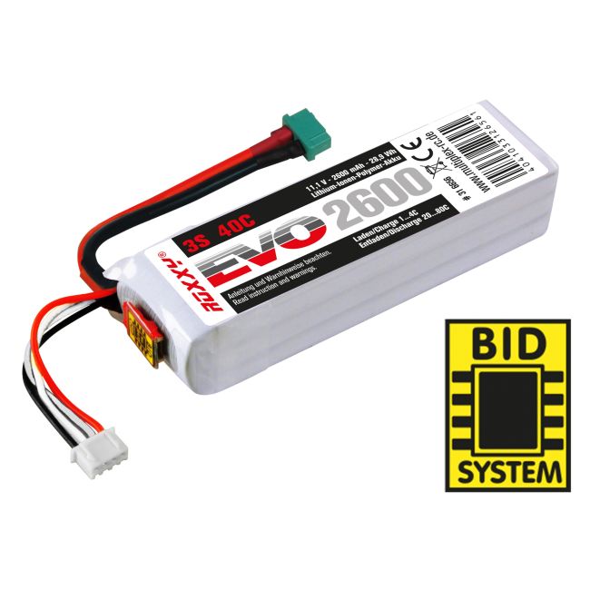 ROXXY EVO LiPo 3 - 2600M 40C mit/with BID-Chip