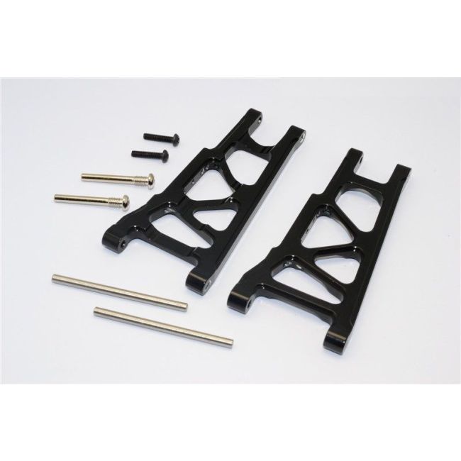 ALLOY FRONT/REAR LOWER ARM - 1PR SET black