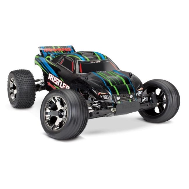 TRAXXAS Rustler VXL grün BL ohne Akku/Lader