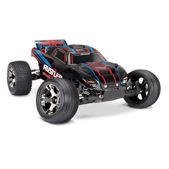 TRAXXAS Rustler VXL rot BL ohne Akku/Lader