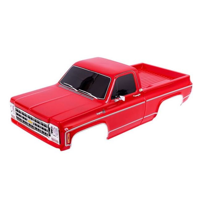 Carrosserie Chevrolet K10 Truck 1979 rood met aanbouwdelen