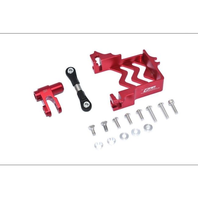 koop ALU SERVO MOUNT +STAINLESS STEEL TROD+25T ALU SRVHRN -16PCS GPM TRX XMAXX 8S 6S RED by GPM for only € 21,90 in GPM at Bliek Modelbouw, Bliek Modelbouw. Beschikbaar