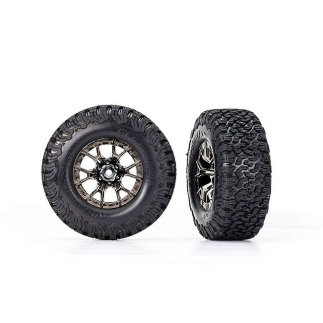 BFGoodrich AT KO2 banden op 2.2/3.0 velg zwart/chroom (2)