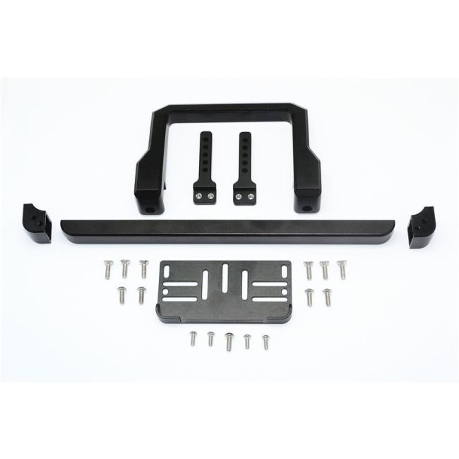 ALUMINUM FRONT BRUSHGUARD BUMPER -22PC SET black