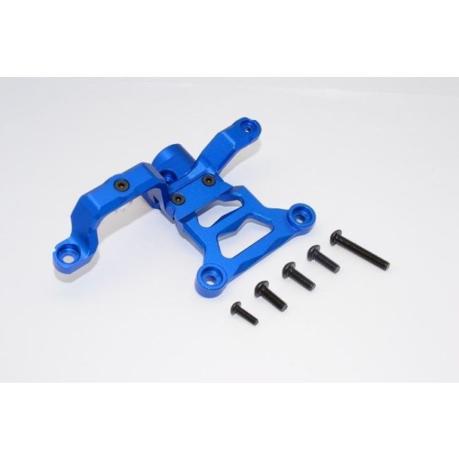 ALUMINIUM STEERING BELLCRANK SUPPORT  - 1SET blue