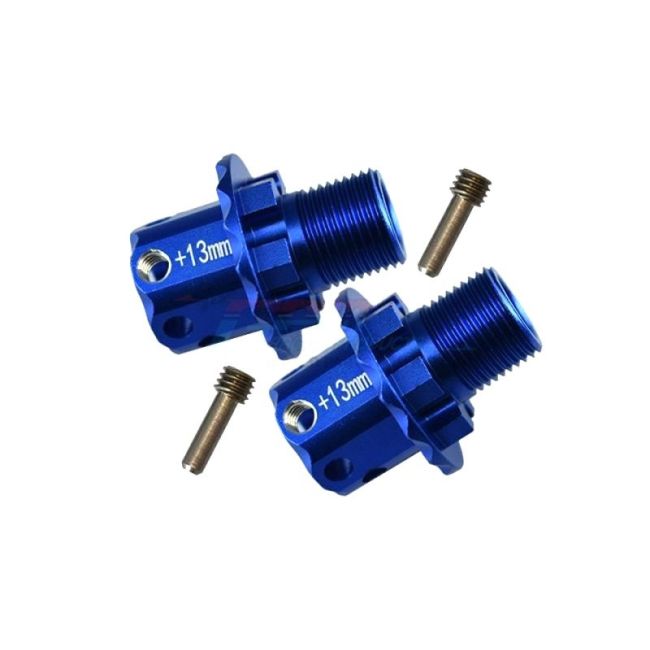 Aluminium Hex-Adapter 13mm blau