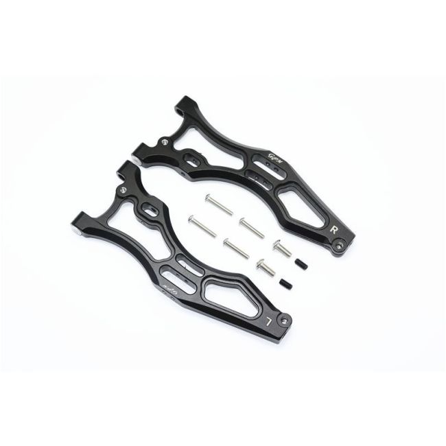 ALUMINUM FRONT LOWER ARMS -10PC SET black