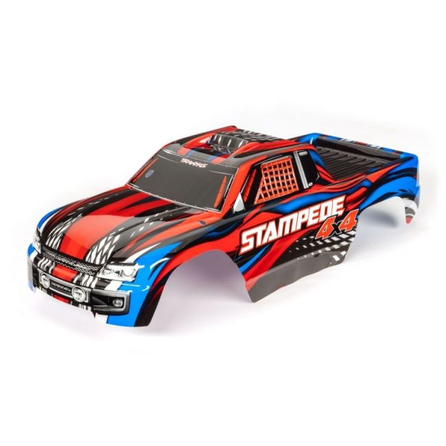 Carrosserie Stampede 4x4 rood met sticker