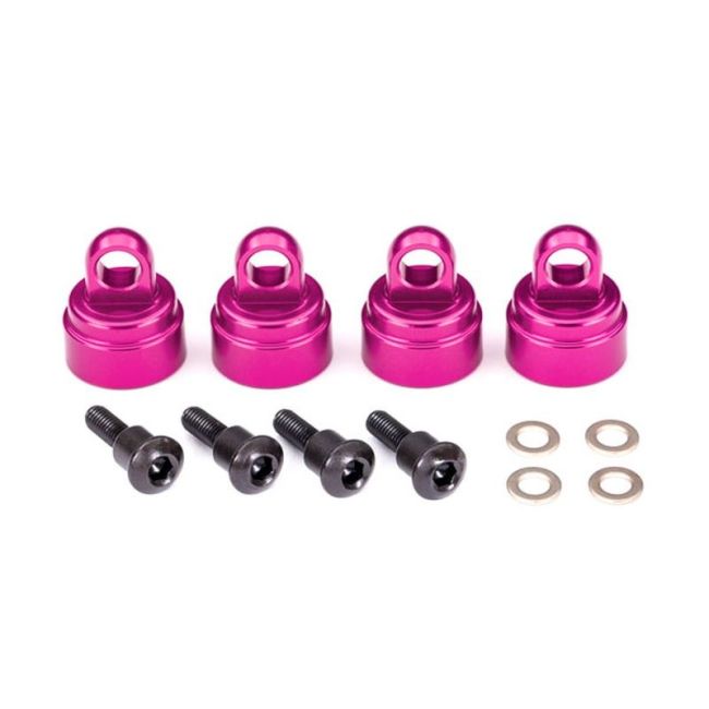 koop Ultra shock caps aluminium roze (4) by Traxxas for only € 15,95 in TRX 3500 tot 3999, Schokbrekers, Ultra Schokbrekers at Bliek Modelbouw, Bliek Modelbouw. Beschikbaar