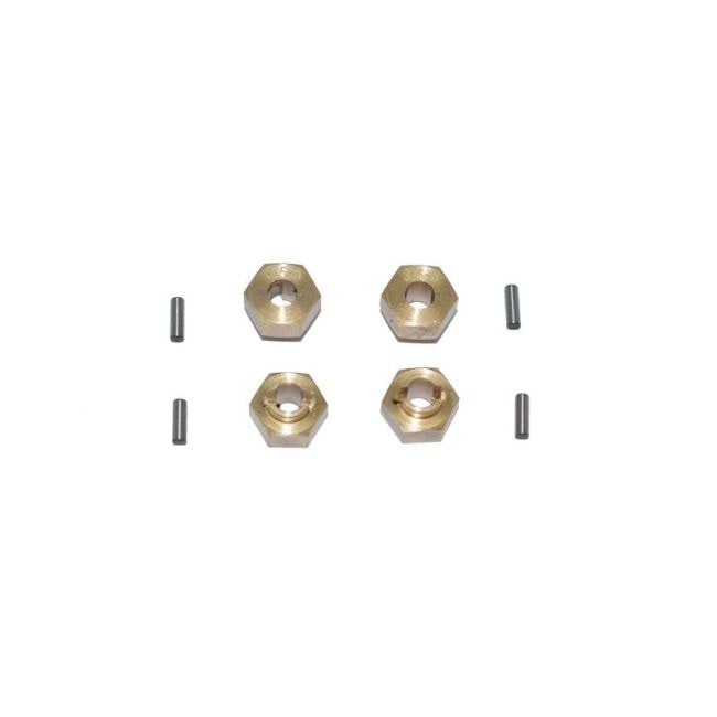 BRASS  HEX ADAPTERS 3.5MM THICK-8PC SET