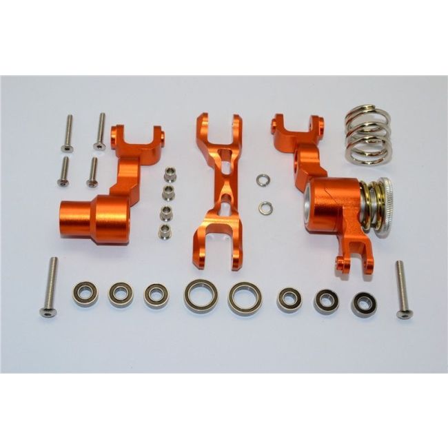 ALUMINIUM STEERING ASSEMBLY - 1SET orange